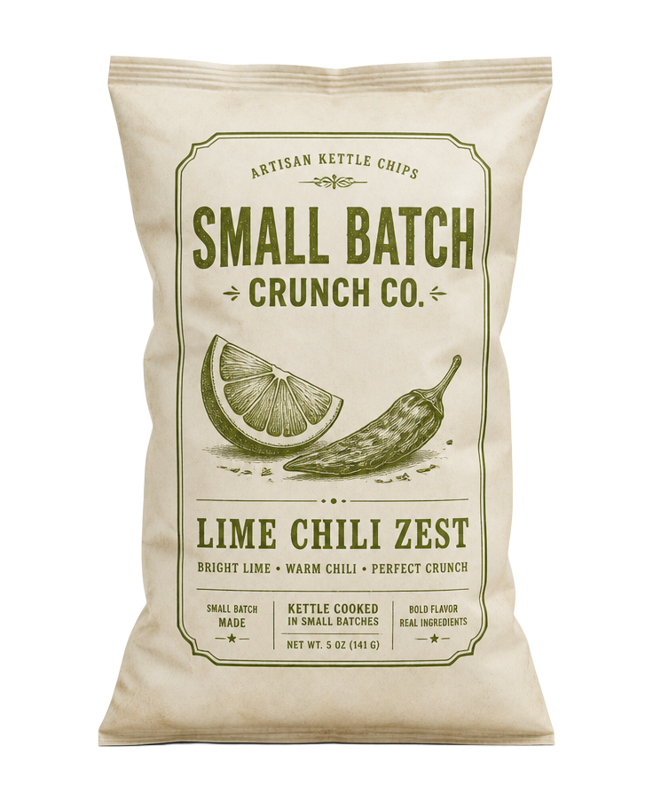 Lime Chili Zest chip bag